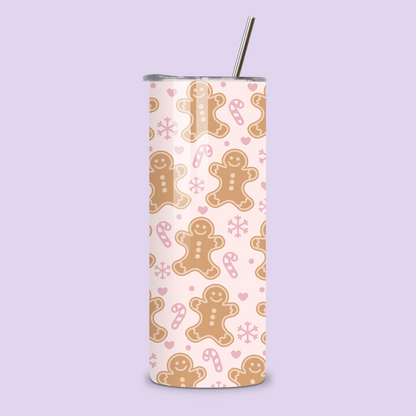 Gingerbread Metal Tumbler