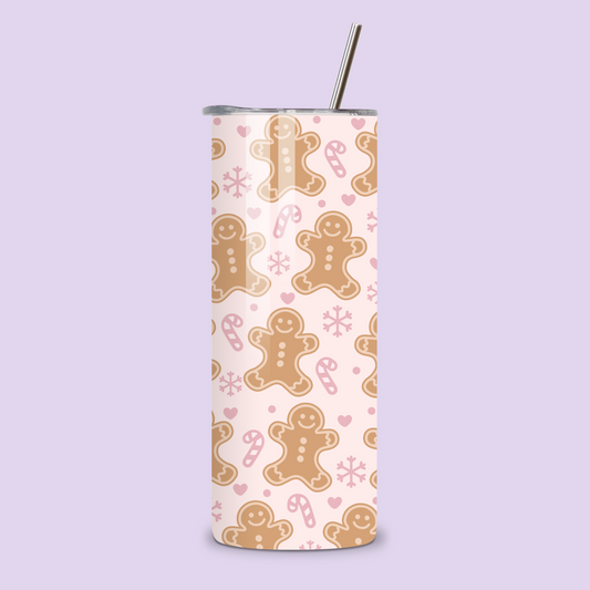 Gingerbread Metal Tumbler