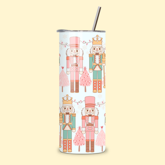 Pastel Nutcrackers Metal Tumbler