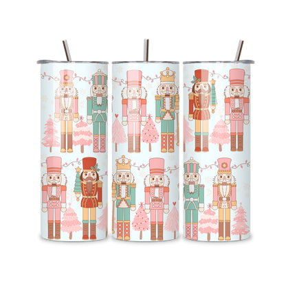 Pastel Nutcrackers Metal Tumbler
