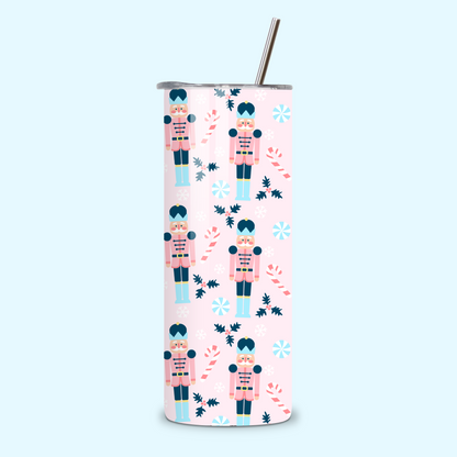 Nutty Nutcracker Metal Tumbler