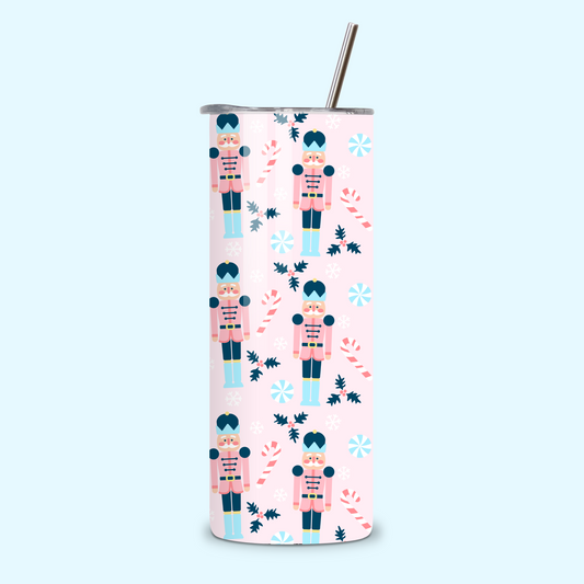 Nutty Nutcracker Metal Tumbler