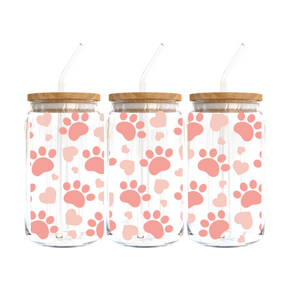 Dog Lover Glass Tumbler