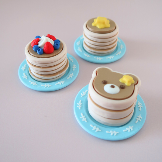 Pancake Clicker Fidget Keychain – Cute Breakfast Sensory Toy | Pancake Cuties