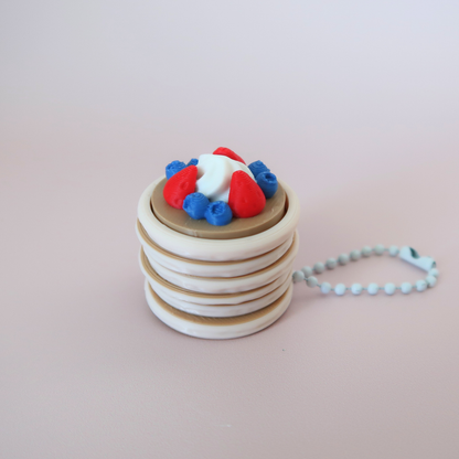 Pancake Clicker Fidget Keychain – Cute Breakfast Sensory Toy | Pancake Cuties