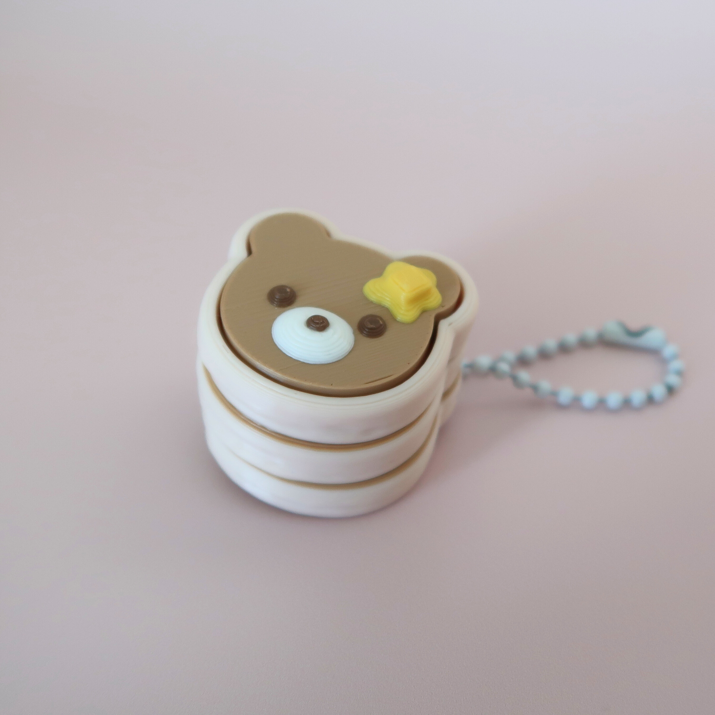 Pancake Clicker Fidget Keychain – Cute Breakfast Sensory Toy | Pancake Cuties