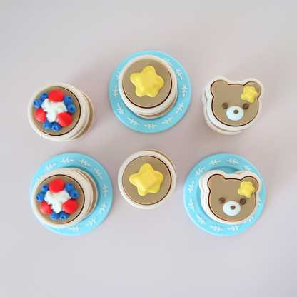 Pancake Clicker Fidget Keychain – Cute Breakfast Sensory Toy | Pancake Cuties