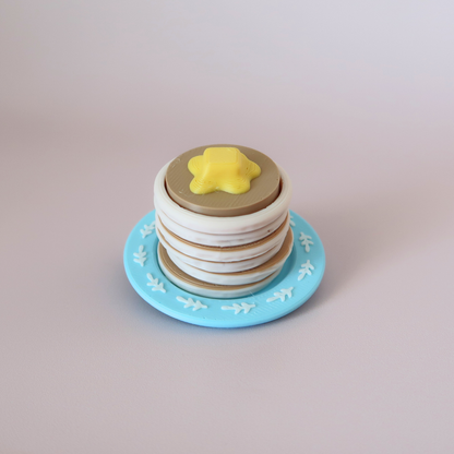 Pancake Clicker Fidget Keychain – Cute Breakfast Sensory Toy | Pancake Cuties
